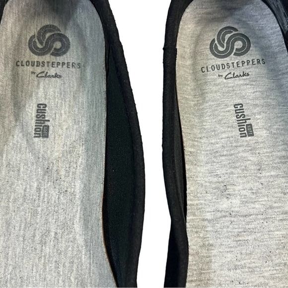 Clarks Cloudsteppers Jocolin Myla Black Comfort Slip on Shoes L Sz 10 / R Sz 11 - Picture 10 of 15